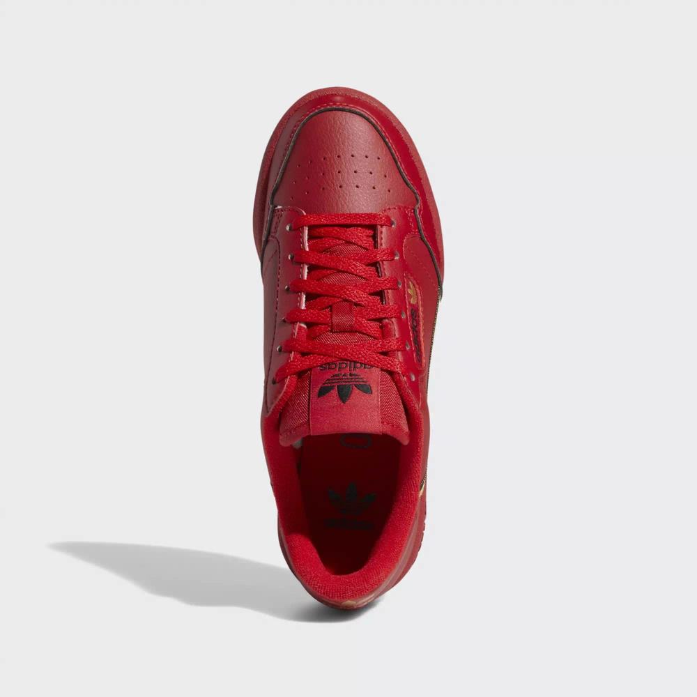 Adidas Continental 80 Tenis Rojos Para Niña (MX-83530)